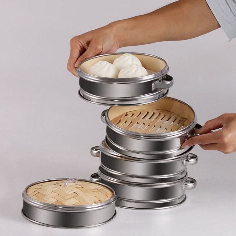 Ferramenta de cozinha redonda  - Bao Steamer Bamboo avaliação e preço