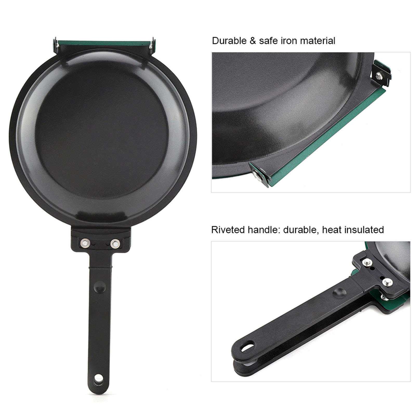 Dupla face titânio revestiment - Mini Pancake Griddle avaliação e preço